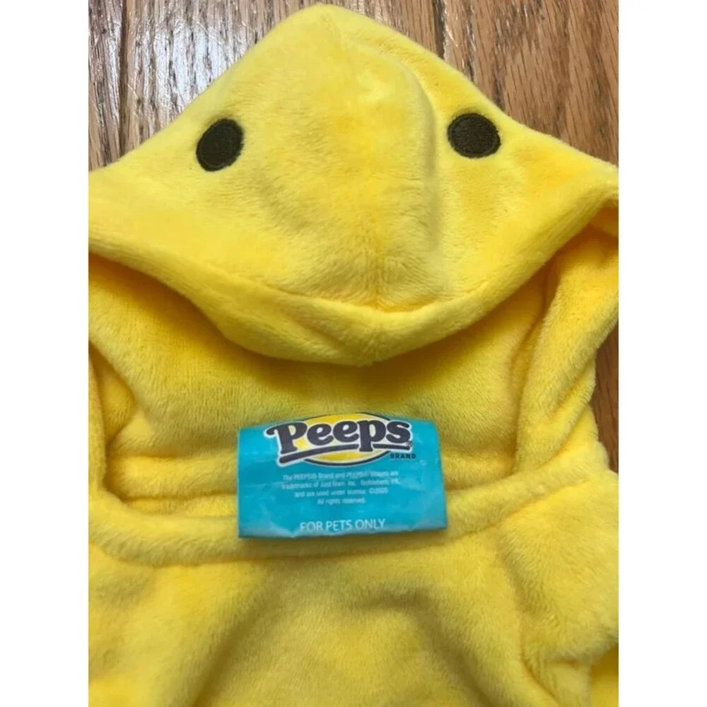 Peeps pet/ dog yellow soft fleece - size small